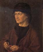 Albrecht Durer Albrech Durer the Elder with Rosary oil painting